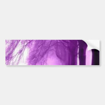lila Bäume Autosticker
