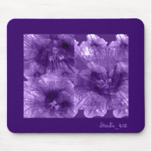 Lila Blumen Mauspads