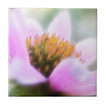 Lila Coneflower Fantasie Fliesen