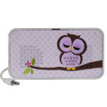 Lila Eule Tragbare Speaker