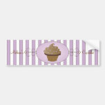 Lila extravaganter Kuchen Autosticker