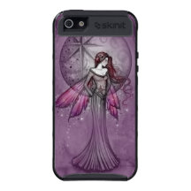 Lila feenhafte Fantasie-Kunst durch Molly Harrison iPhone 5 Schutzhülle