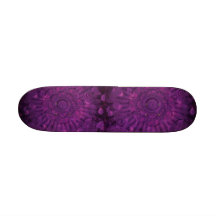 Lila Galaxien - 7 1/4" PlattformSkateboard Skate Board