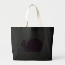 Lila gepunktete Schnecke Tragetasche