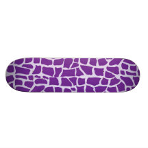 Lila Giraffenmustermosaik Personalisiertes Deck