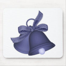 lila Glocken Mousepad