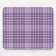 Lila kariertes mousepads