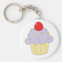 Lila kleiner Kuchen Schlüsselbänder