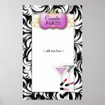lila Kosmetik-Party der Platten-311-Lavish Plakate