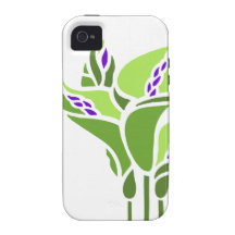 Lila Lilien iPhone 4 Case