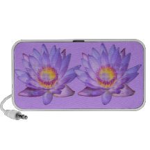 Lila Lotos-Blume Mobile Lautsprecher