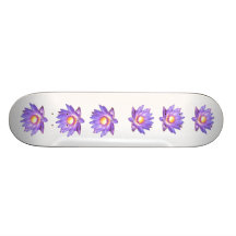 Lila Lotos-Blumen-AnordnungSkateboard Individuelles Skateboard