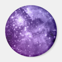 Lila magische Sterne Magnete