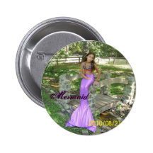 Lila Meerjungfrau Buttons
