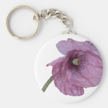 Lila Mohnblume Schlüsselbänder