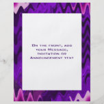 lila Muster Flyer