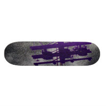 Lila Power Personalisierte Skateboards