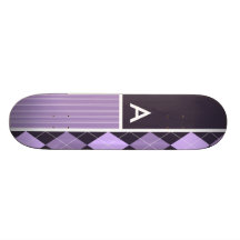 Lila Rauten-Muster Personalisierte Skateboards