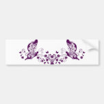 Lila Schmetterlinge Autosticker