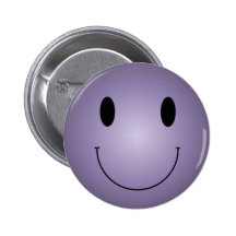 Lila smiley anstecknadelbutton