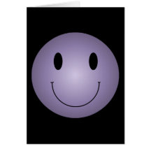 Lila smiley karte