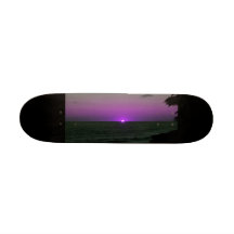 lila Sonnenuntergang Skateboarddecks