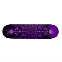 Lila und schwarzes hübsches individuelle skateboarddecks