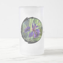 Lila Wasser-Iris-Braut Teetassen