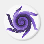 Lila Whirly Magnete