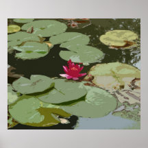 Lilypads #1 Impressionismus-Kunst-Druck Plakatdruck
