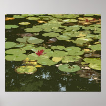 Lilypads #2 Impressionismus-Kunst-Druck Poster