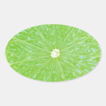 Limone Scheibe Aufkleber