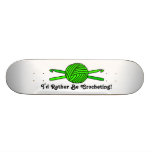 Limoner grüner Ball der Garn-u. Häkelarbeit-Haken Skateboarddecks