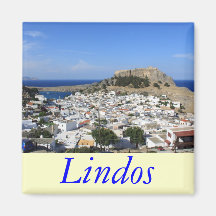 Lindos Kühlschrankmagnet