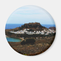 Lindos, Rhodos, Griechenland Kühlschrankmagnet