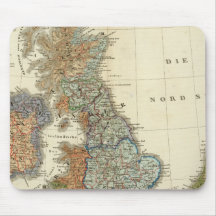 Linguistische Karte der britischen Inseln Mousepad