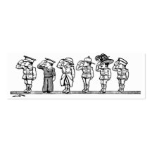 Linie der Soldat-Telefonkarte Visitenkarten