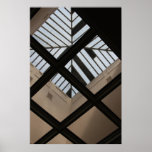 Linien und Quadrate Posterdrucke