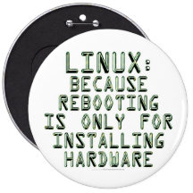 Linux: Weil das Neu starten nur für die Installier Anstecknadelbuttons