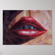 Lippen Plakat