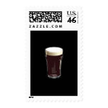 Liter-Glas dunkles Bier Briefmarke