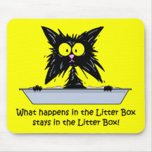 Litterbox Katze Mauspads
