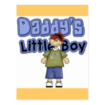Little Boyt-shirts und -geschenke des Vatis Postkarte
