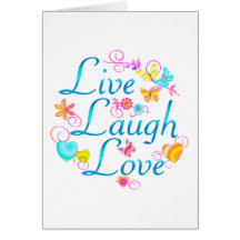 Live, Lachen, Liebe Karte