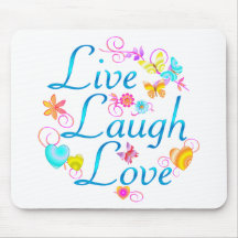 Live, Lachen, Liebe Mauspad
