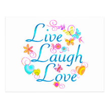 Live, Lachen, Liebe Postkarten