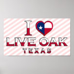Live Oak, Texas Plakatdruck