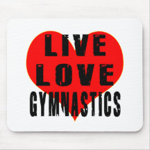 LiveLiebe-Gymnastik Mauspad
