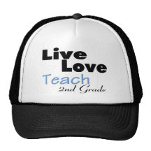LiveLiebe unterrichten den 2. Grad (blau) Baseball Kappen