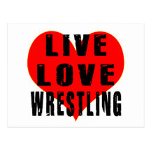 LiveLiebe-Wrestling Postkarten